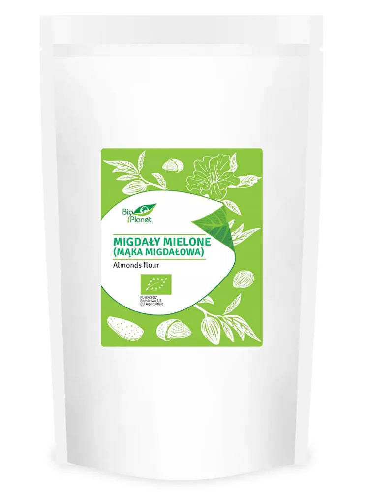 BIO PLANET Migdały mielone (Mąka Migdałowa) BIO 400g