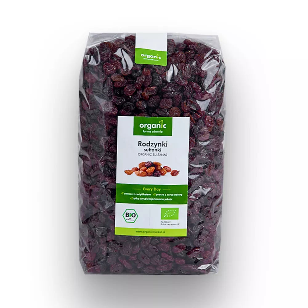 ORGANIC Rodzynki sułtanki ekologiczne (1kg) - BIO