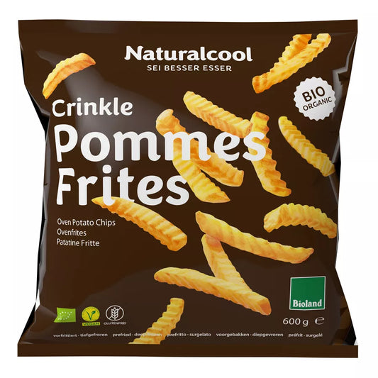 ***NATURALCOOL Frytki karbowane mrożone bezglutenowe (600 g) - BIO