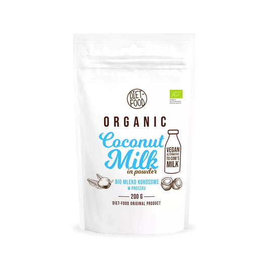 DIET-FOOD Napój kokosowy w proszku (200g) - BIO