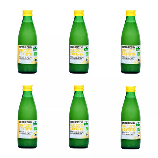 EKOWITAL 6x Sok z cytryn ekologicznych 100% (250ml) - BIO